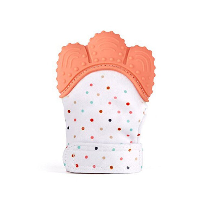 Baby Teether Gloves Squeaky Mitten Toy