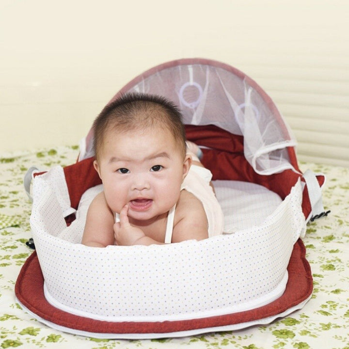 Multipurpose Foldable Baby Bed with Mosquito Net